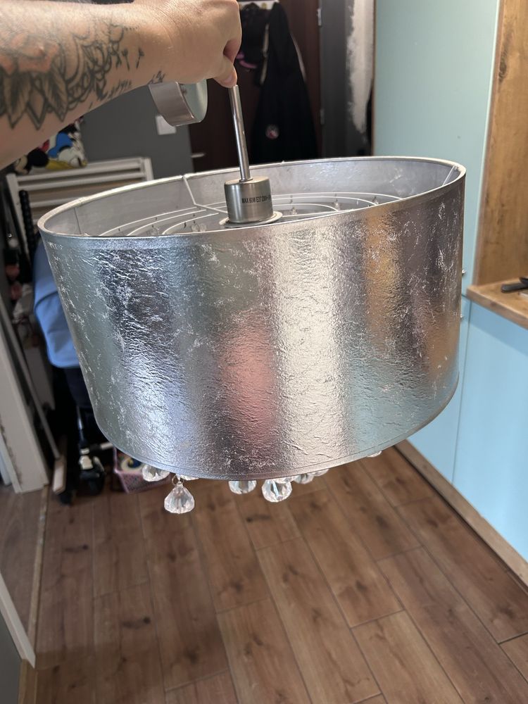 Lampa kryształy plafon