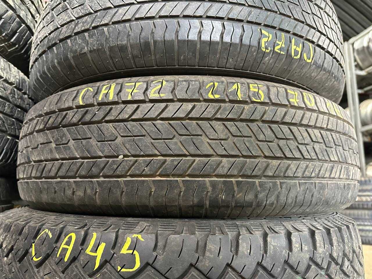 Літні шини 2шт б/у 215/70 R16 Yokohama Geolender G033 CA72