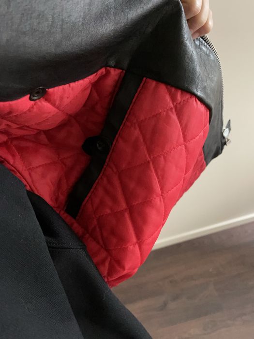 Шкіряна косуха з полосками