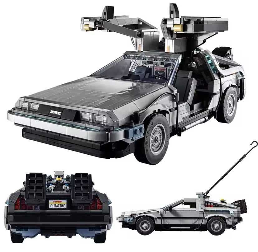 Klocki wzór LEGO DMC DELOREAN Autko Samochodzik Prezent wyścigowy HIT