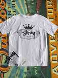 Stussy Męska Biała Koszulka z Nadrukiem L