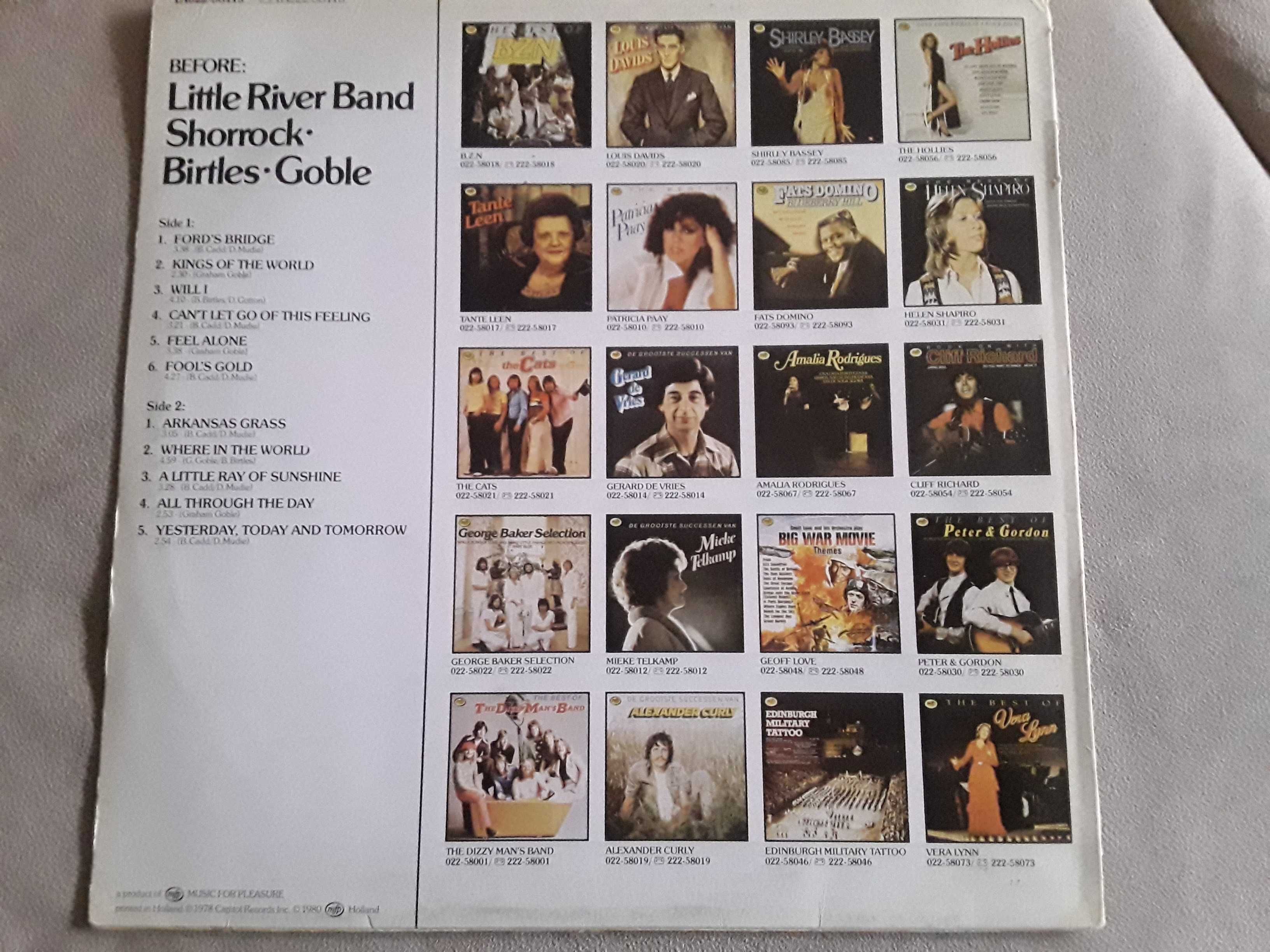 Виниловая пластинка Before: Little River Band  Beginnings  1980 г.