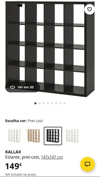 Estante de cubos 100€
