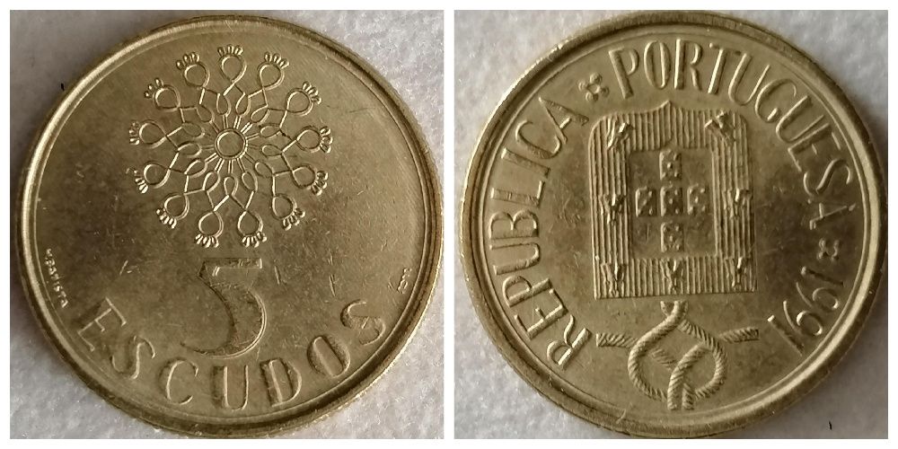 Moedas Portugal 1$00 a 100$00