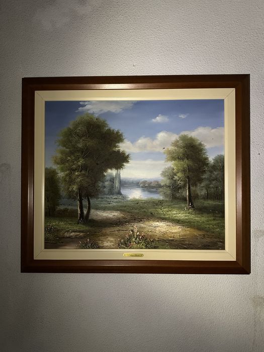 Quadro feito a óleo de César Dantas