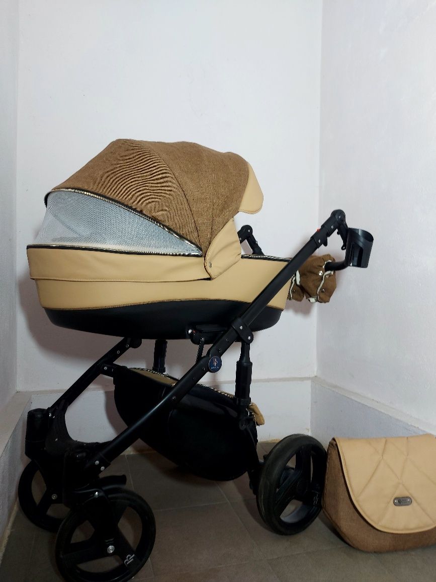 Коляска 2/1 BEBY PRAIM bellinnі м'яка амортизація ШОУРУМ