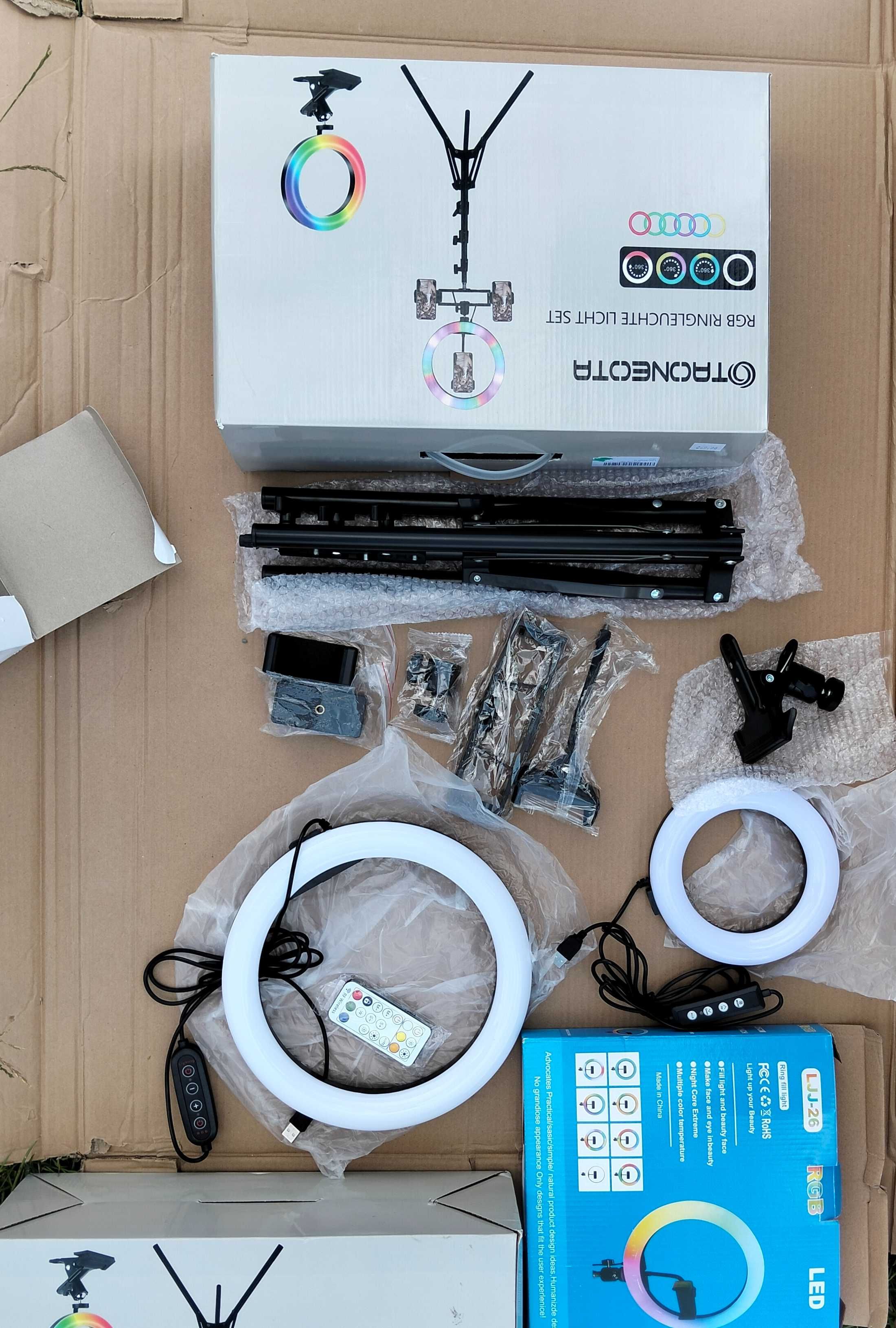 Lampa pierścieniowa RING LED USB  statyw selfie tripod