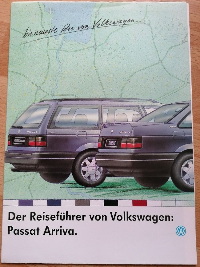 Prospekt/plakat VW Passat B3 Arriva