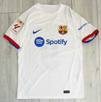 Koszulka FC BARCELONA Away Nike Vapor Match 23/24 #9 Lewandowski, XL