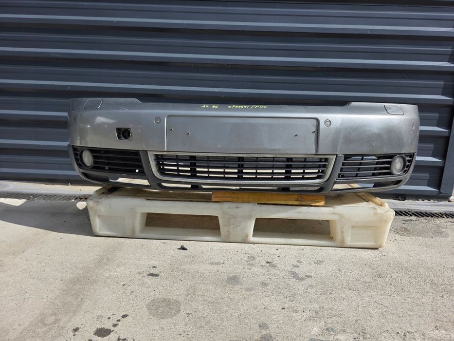 ZDERZAK PRZÓD KOMPLETNY AUDI A4 B6 SPRYSKI PDC KOMPLETNY !