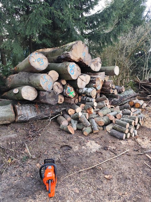 Drewno opałowe suche