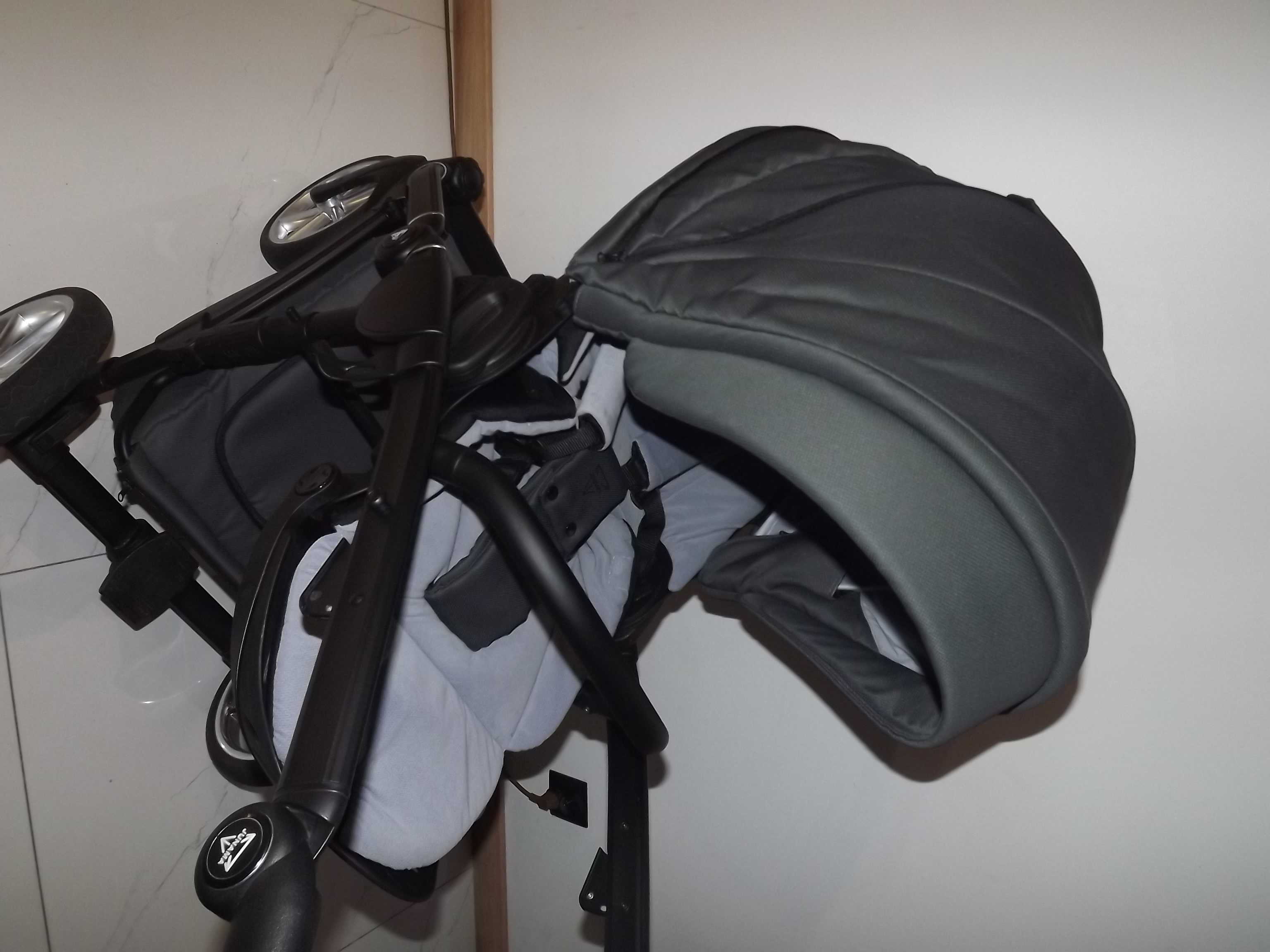 Junama Termo Line Tex Szary + Maxi cosi lub Cybex Cloud z