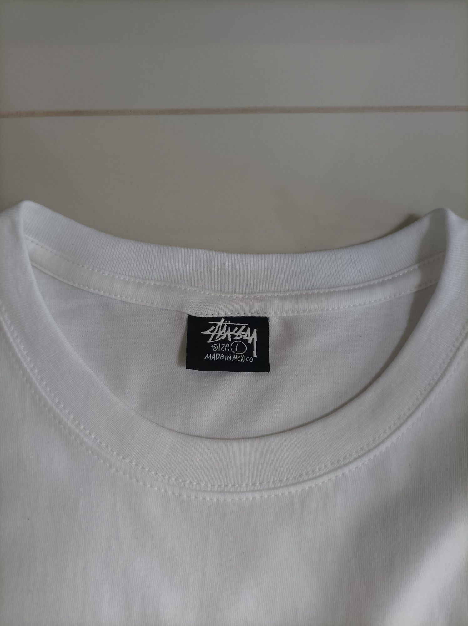 Biała Koszulka Stüssy Flame Tee