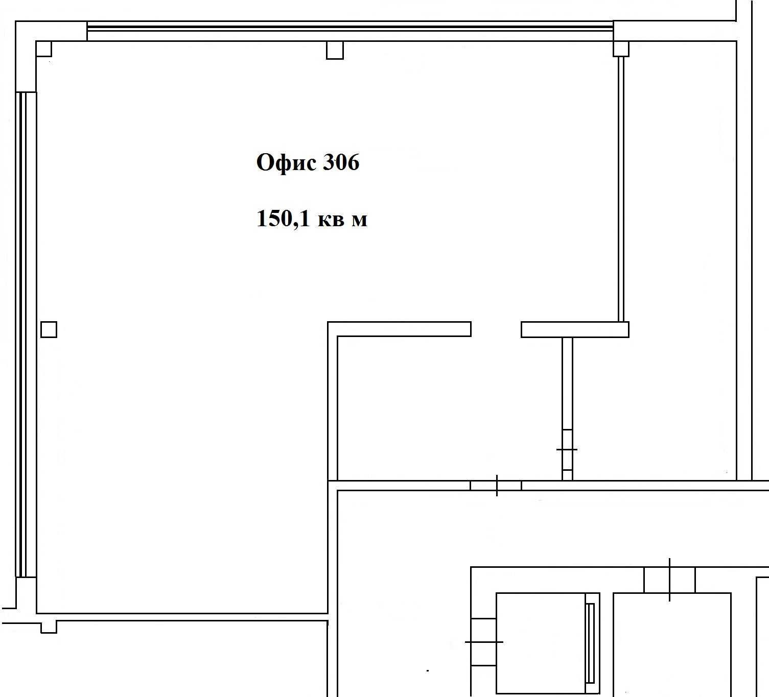 Офис 150 м² в БЦ "Мегаполис" на проспекте Героев Харькова