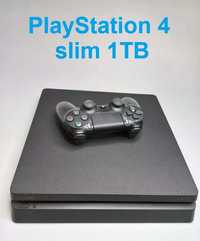 Playstation 4 slim 1TB / oryginalny Pad