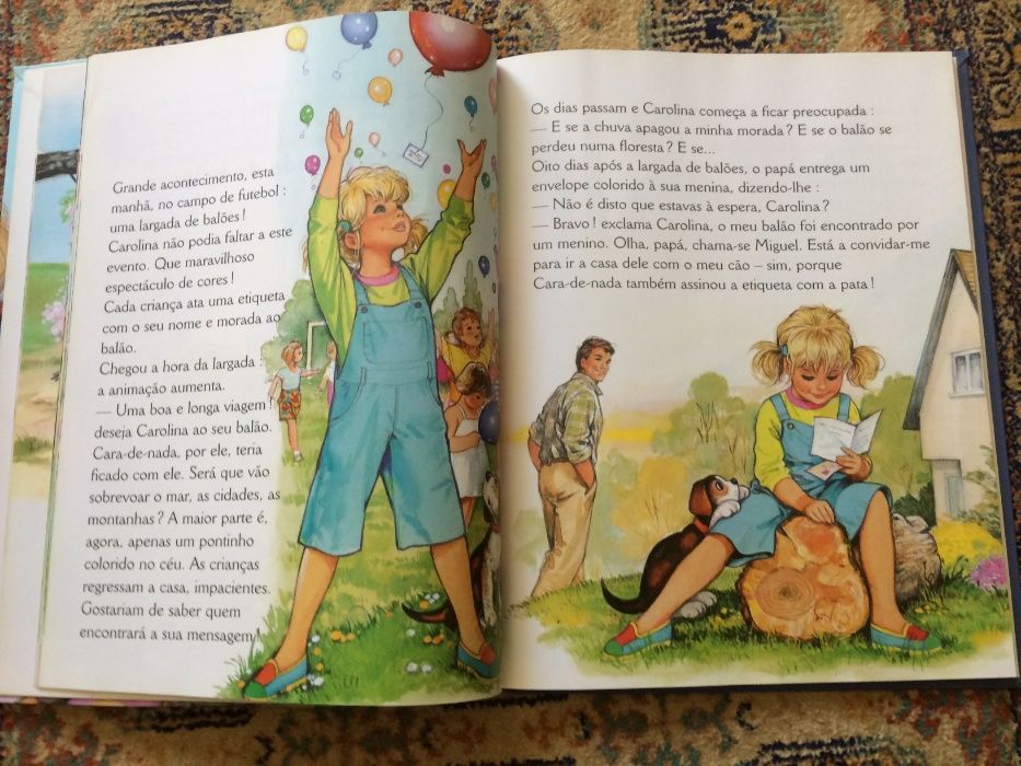 livro infantil 'carolina, 6 aventuras apaixonantes''