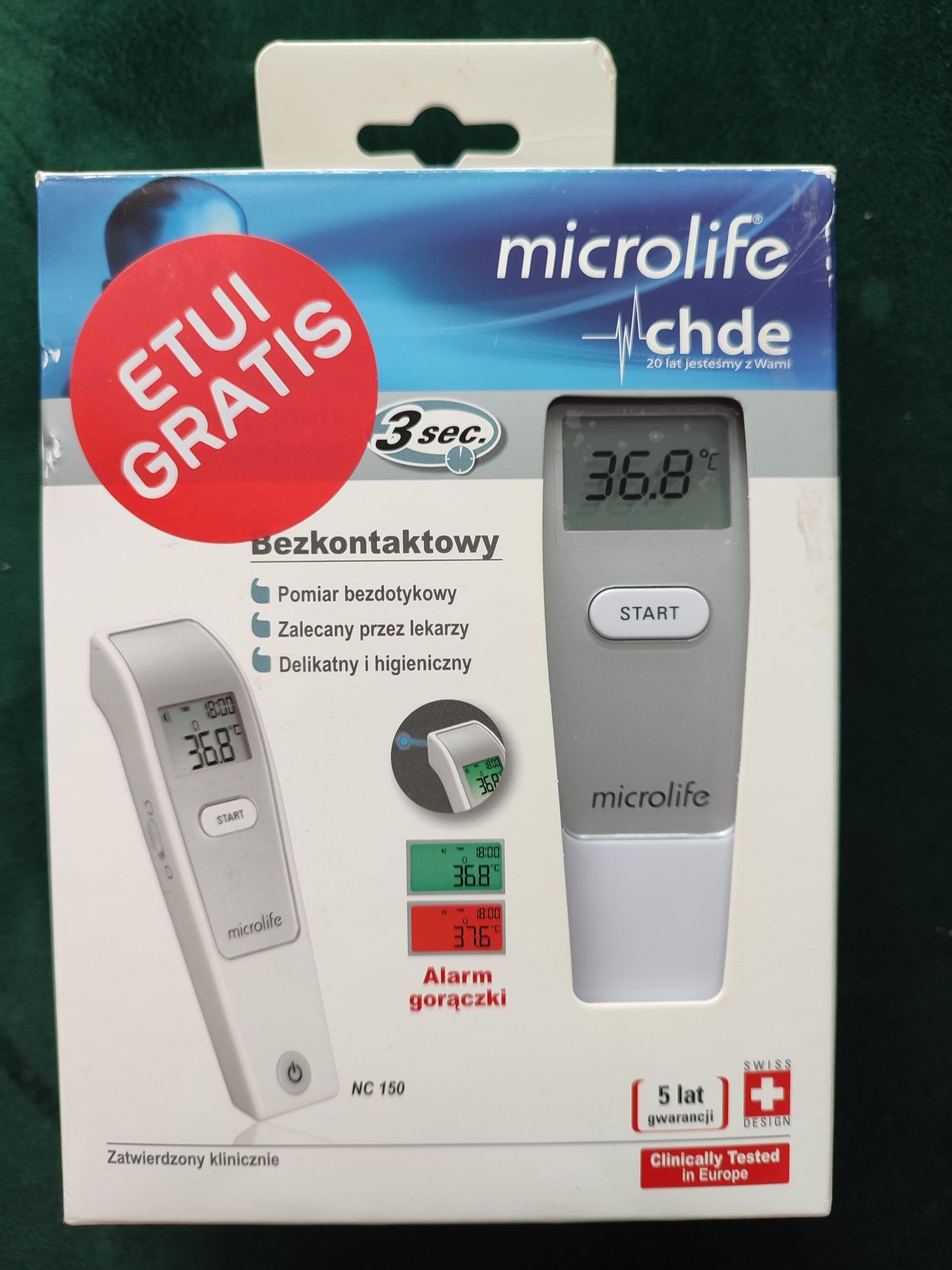 Termometr Microlife NC150 bezdotykowy