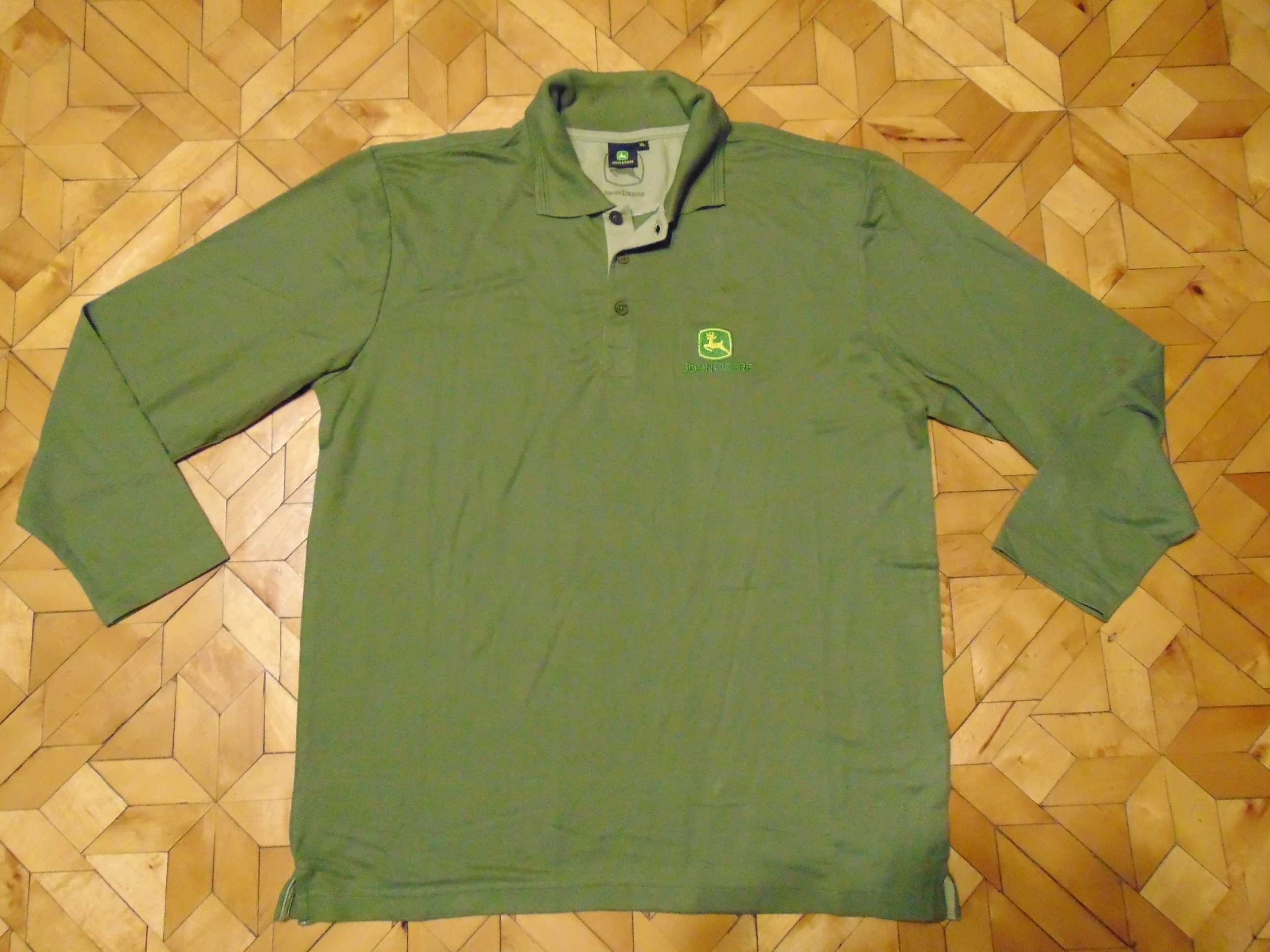 JOHN DEERE oryginalna polówka polo roz M 60% TENCEL NOWA