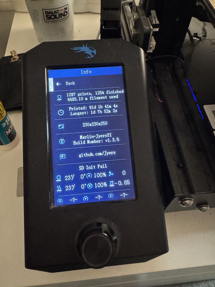 Ender 3 V2 – mod noctua, cichy, MicroSwiss, OctoPrint, CR Touch