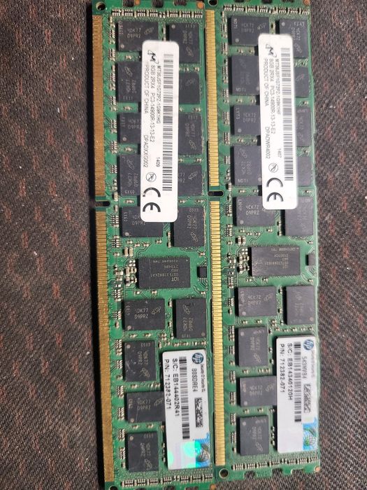 DDR3 ECC 16GB 2x8GB Stan nieznany
