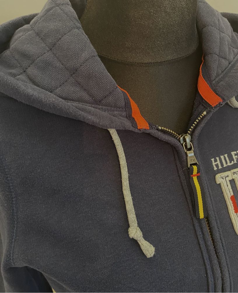 Tommy Hilfiger kangurka, bluza rozpinana z kapturem S damska, vashed