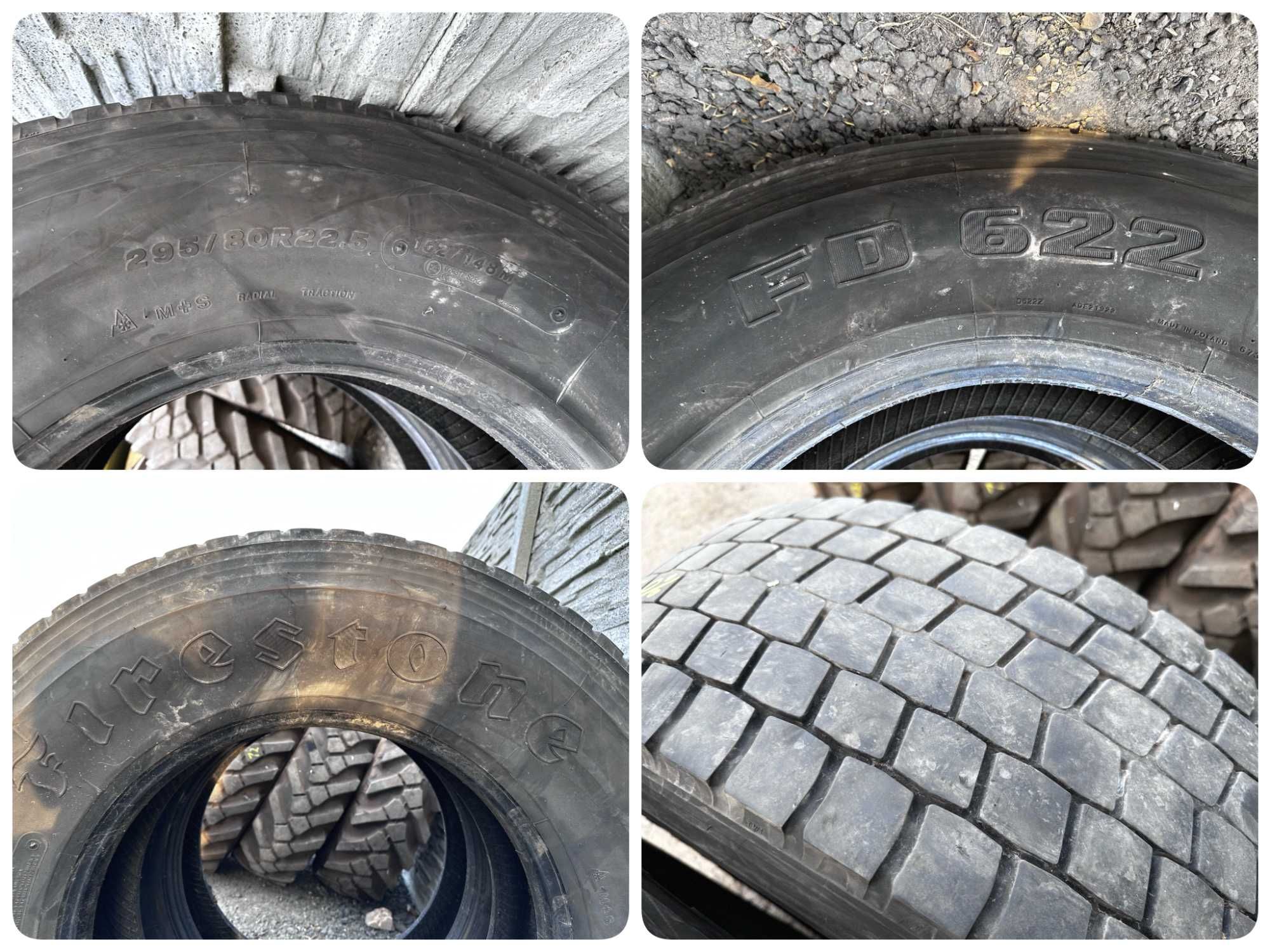 OPONY Ciężarowe Napędowe 295/80R22.5 152/148M FIRESTONE FD622 M+S (60%