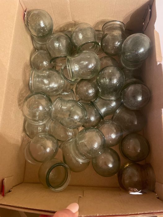 Масажні банки старого зразка (скляні)