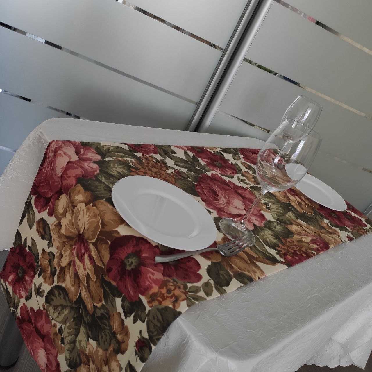Beżnik na stół 49*150 cm Materiał plamoodporny Duck, obrus.
