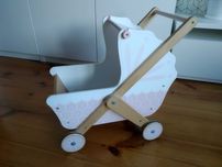 Wózek drewniany Tidlo 3 w 1 stan DOBRY