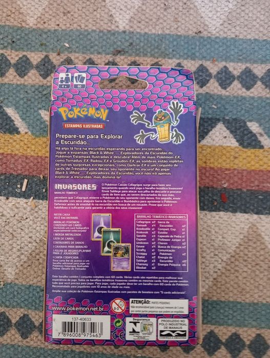 Pokemon Deck Black and white Exploradores da escuridão.