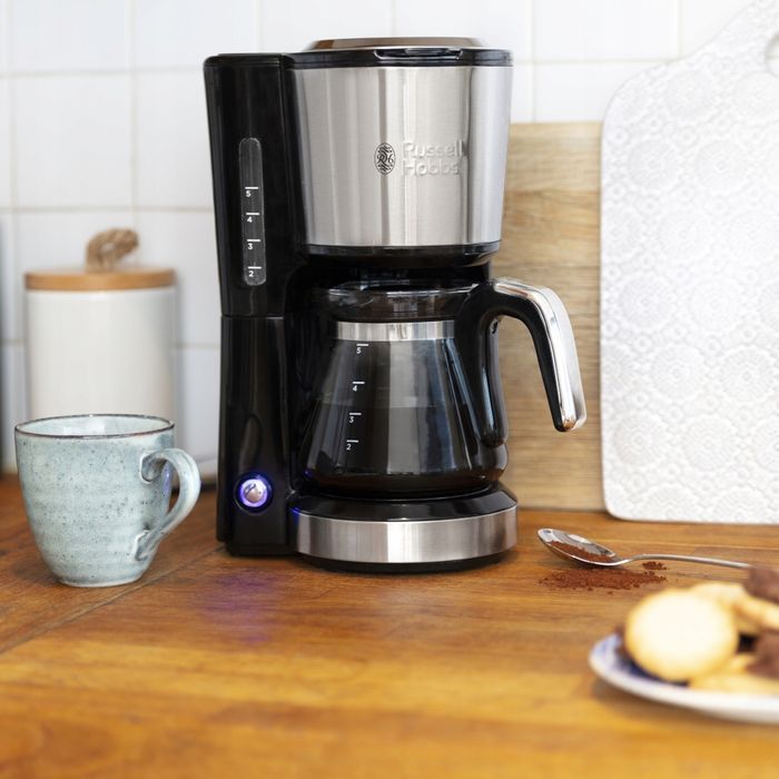 outlet ekspres przelewowy russell hobbs  0,625 l srebrny/szary opis