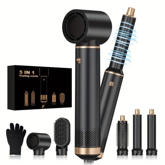Стайлер ukliss wt-638 5в1 фен щетка мультистайлер для укладки волос