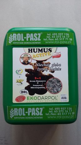 Humus Active kwasy humusowe mikroorganizmy obornik użyźniacz glebowy