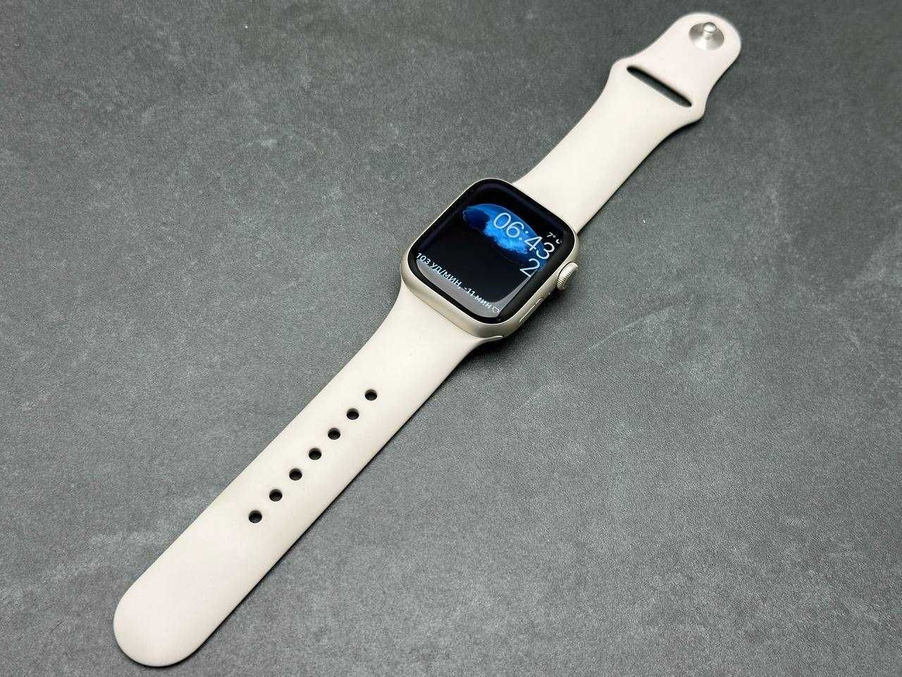Apple Watch Series 8 41mm Silver 100% Батарея Гарантія/Магазин #5102