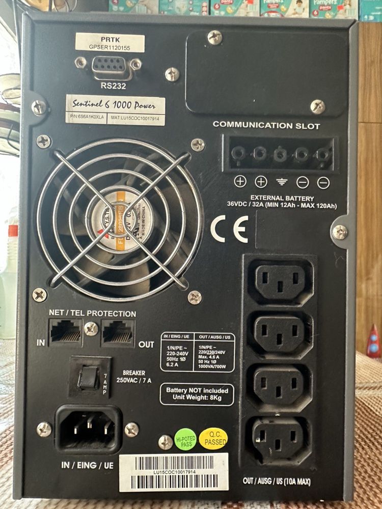 Акция. ДБЖ бесперебойник AROS Sentinel 6 1000 power
