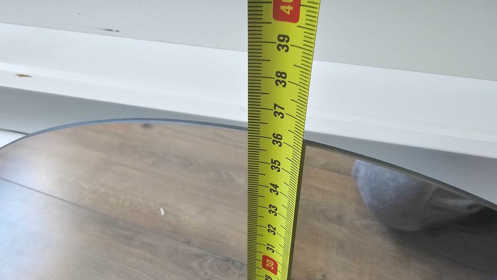 Lustro zaokrąglone/półokrągłe 45cm