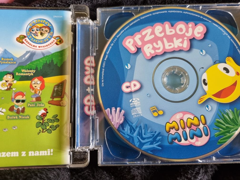 Przeboje rybki MiniMini cd+dvd