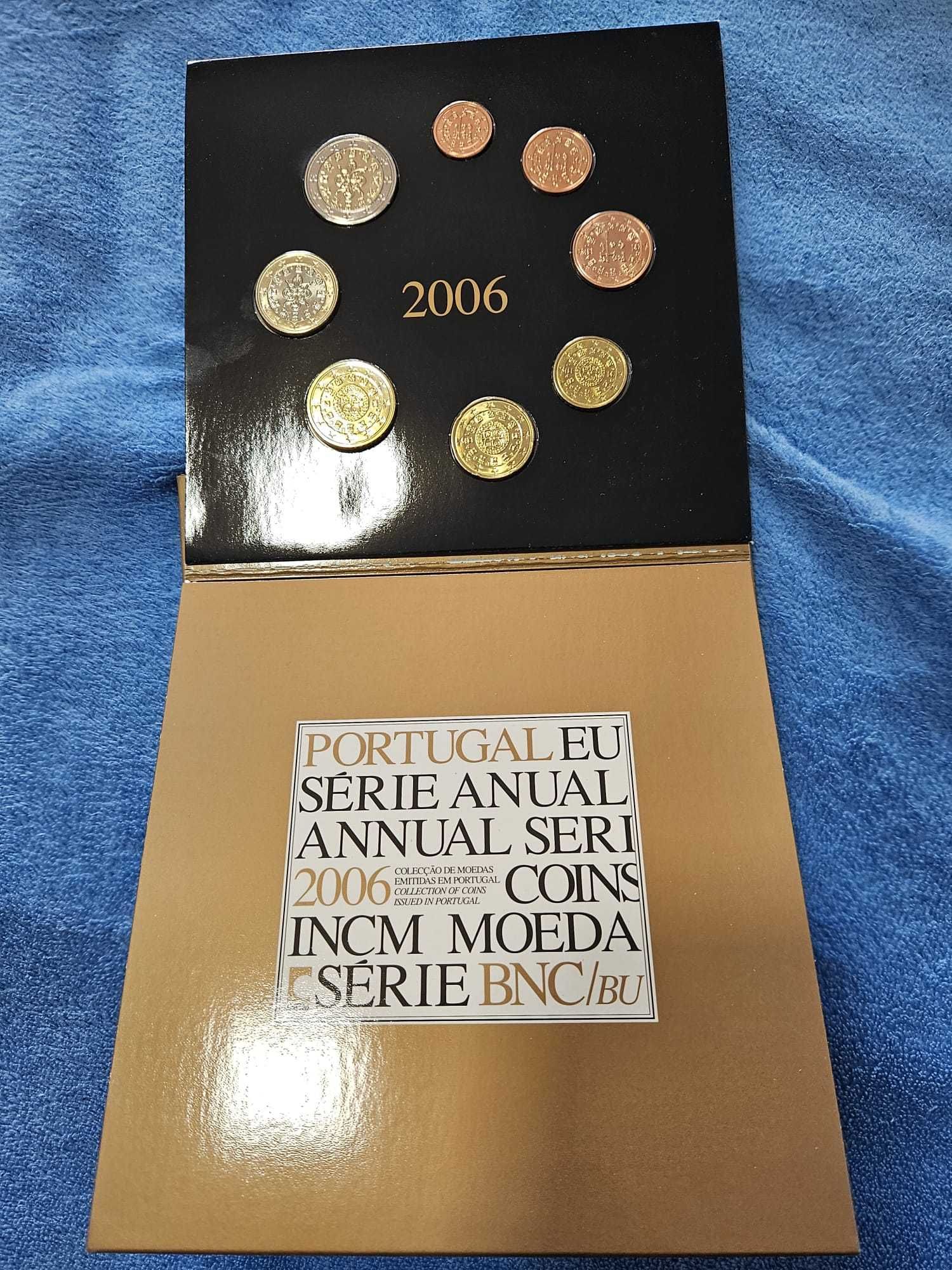 Moedas Séries Anuais BNC 2001 a 2012 Portugal - LER DESCRIÇÃO