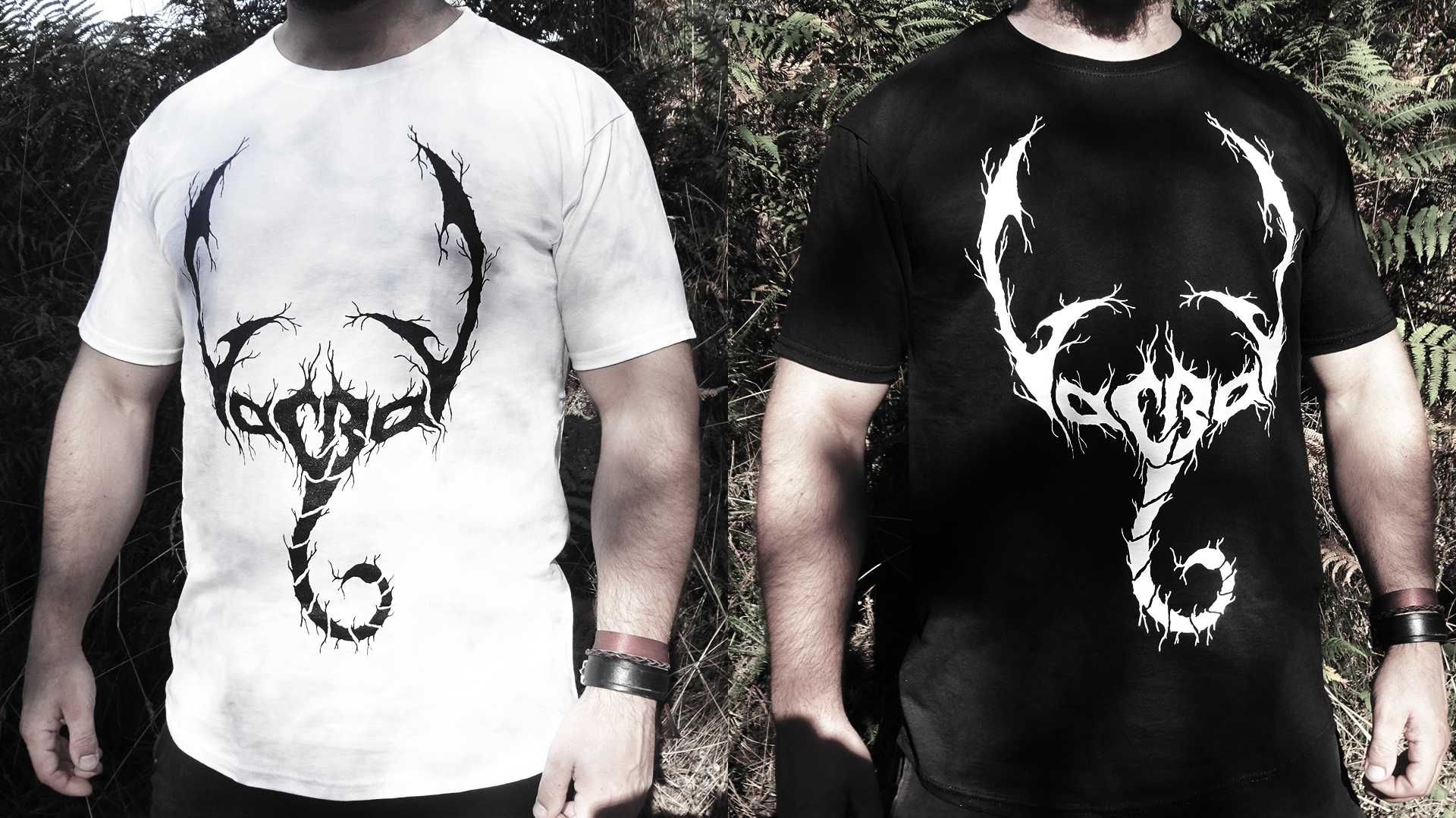 Tshirt Banda Lacrau Logo Depressive Black Doom Metal S M L XL Unissexo