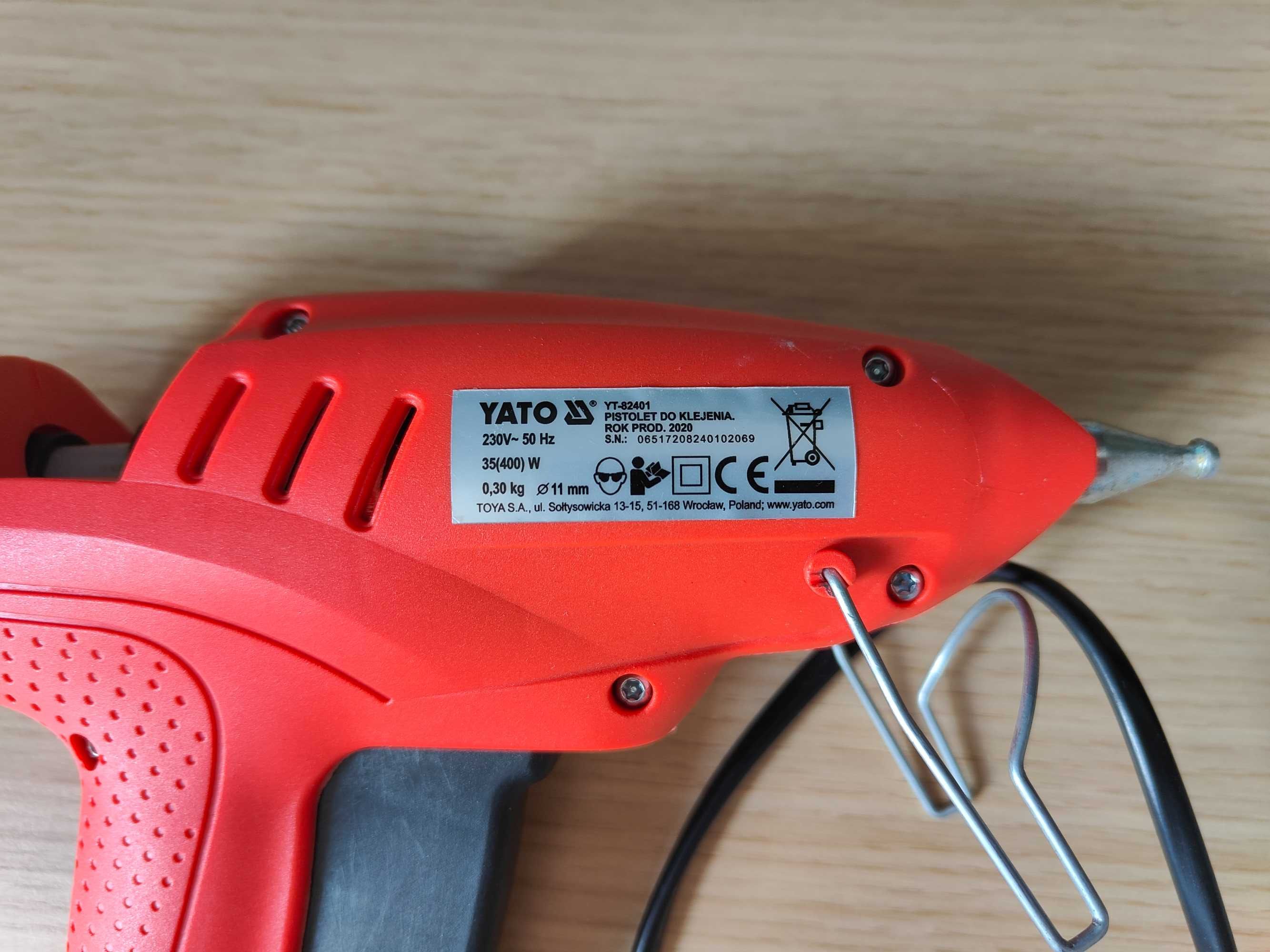 Pistolet do kleju YATO YT-82401 – 35/400W