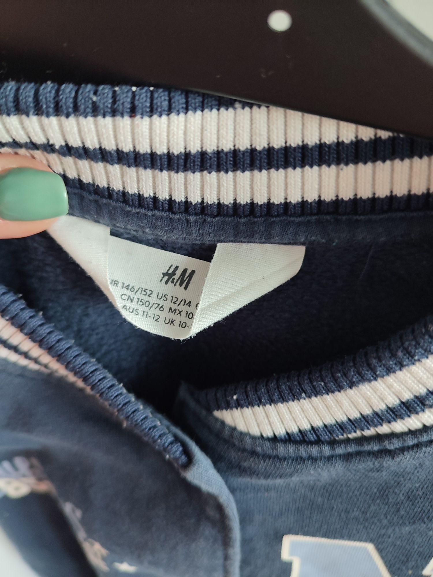 Bluza bejsbolówka dziewczęca r. 146/152
