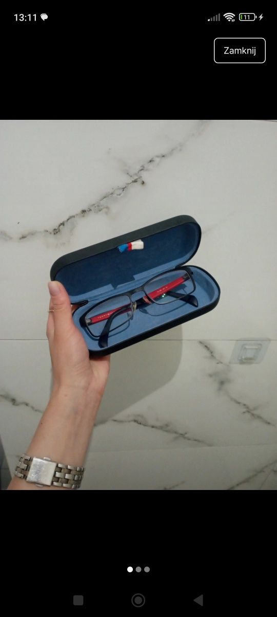 Okulary Tommy Hilfiger z oryginalnym pokrowcem