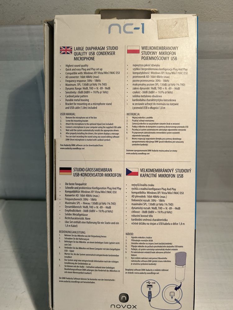 Mikrofon novox nc-1