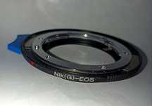 Адаптер перехідник Nikon G (F) — Canon EOS