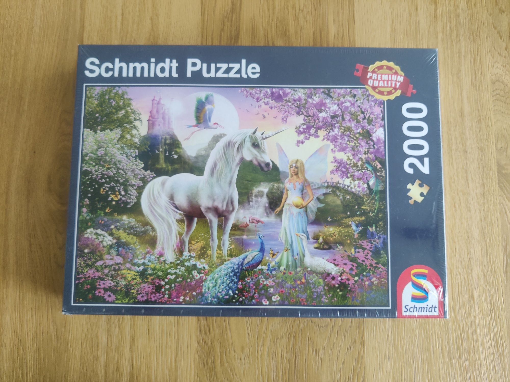 Puzzle 2000 Schmidt jednorożec i wróżka