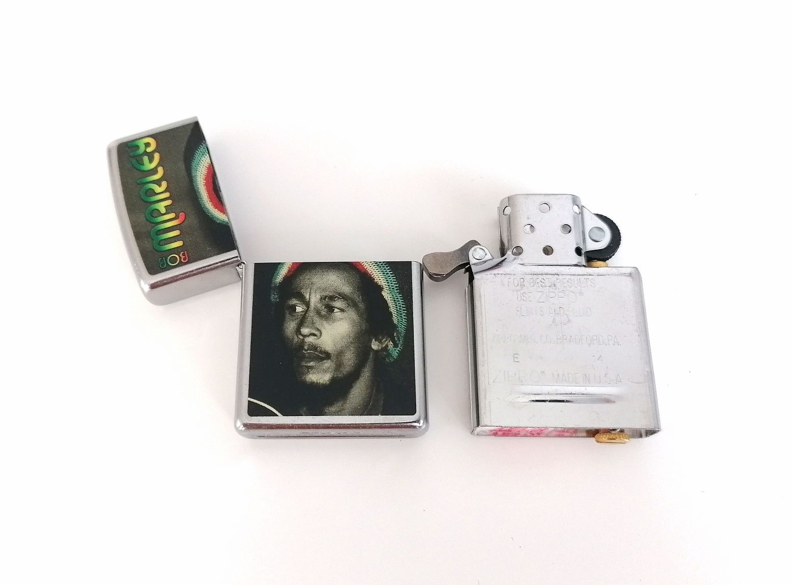 Nowa Zippo Bob Marley z 2014 roku
