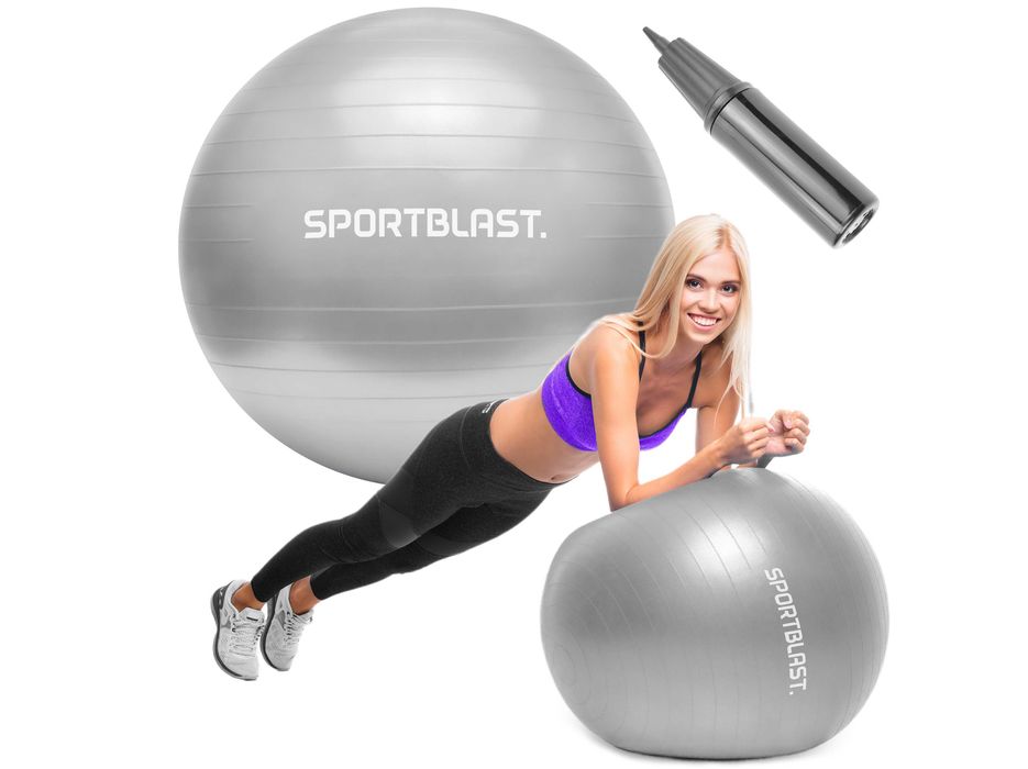 Piłka gimnastyczna rehabilitacyjna 75cm do ćwiczeń FITNESS JOGA WR