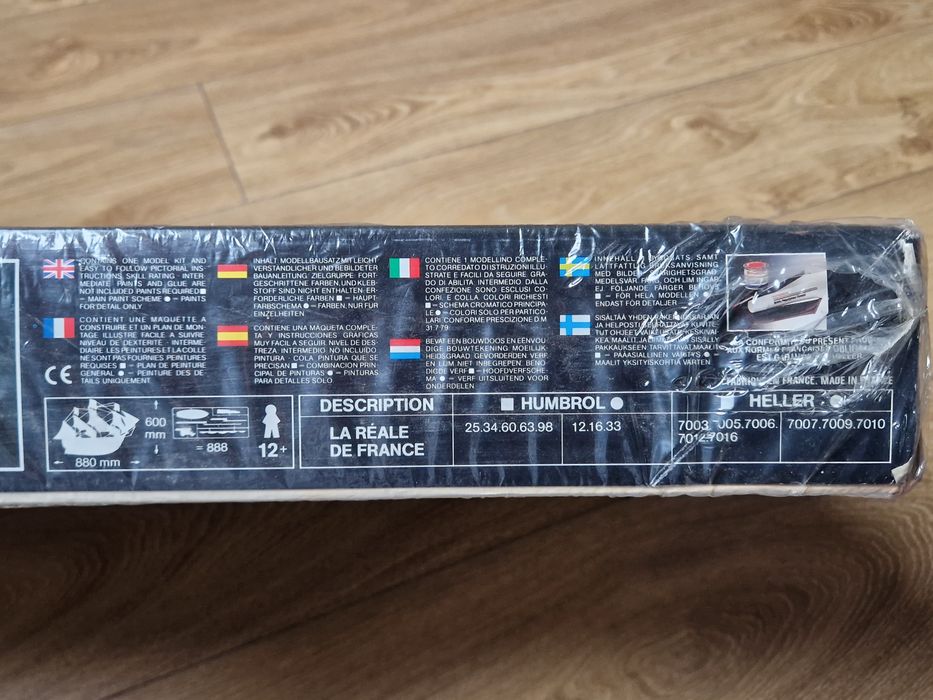 Model Heller Humbrol La Reale De France Okręt Modelarstwo Vintage
