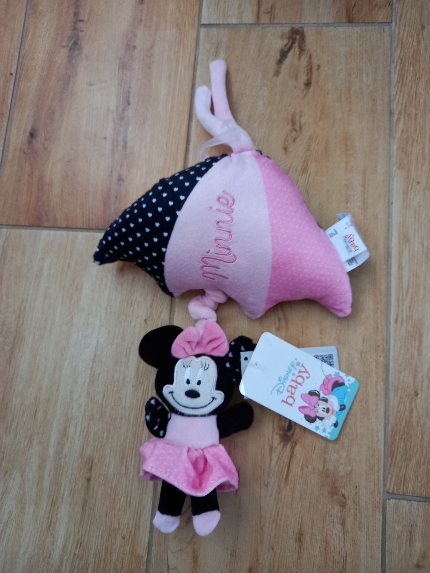 Pozytywką dla dziewczynki do zawieszenia na łóżeczko Minnie NOWA