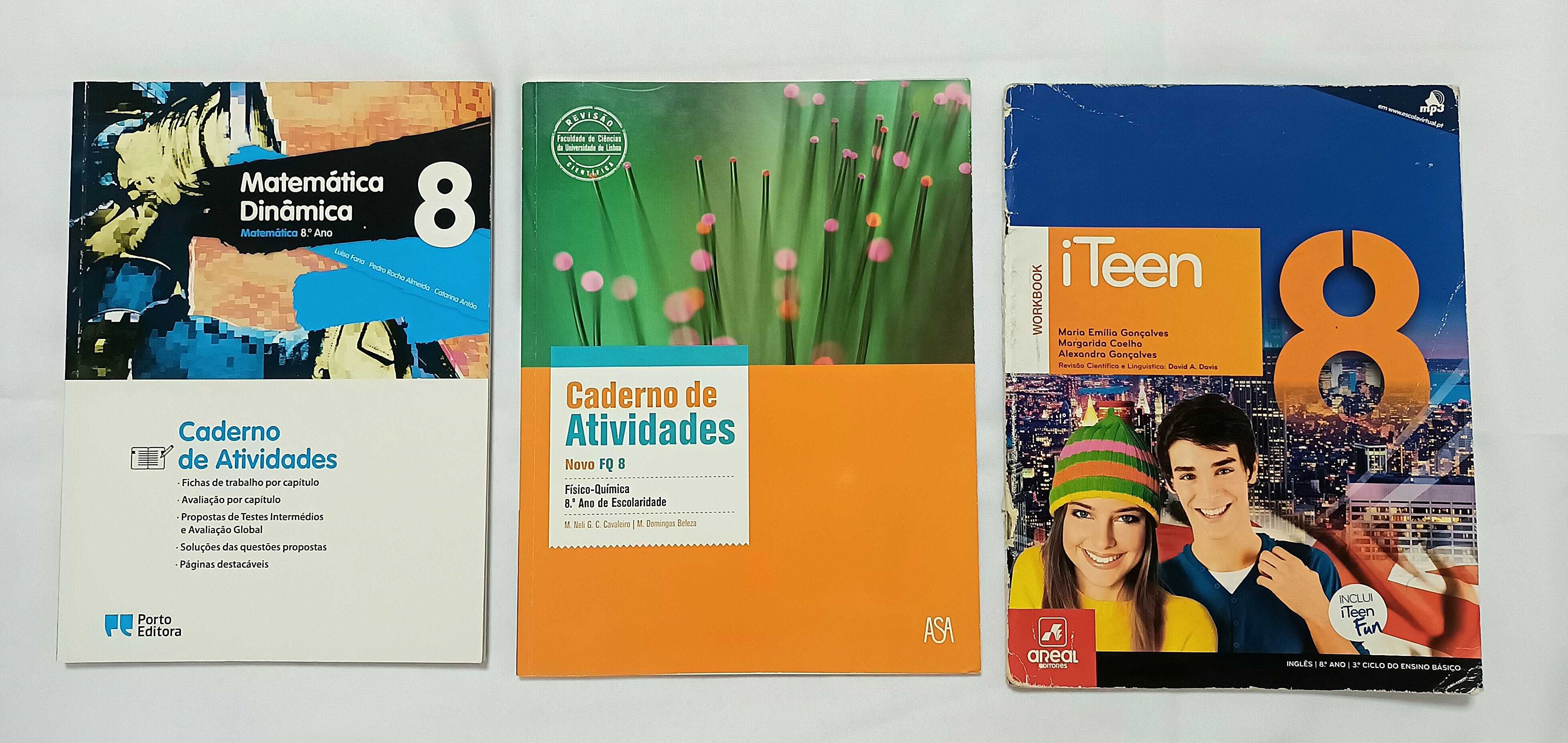 Cadernos de atividades 8.º ano